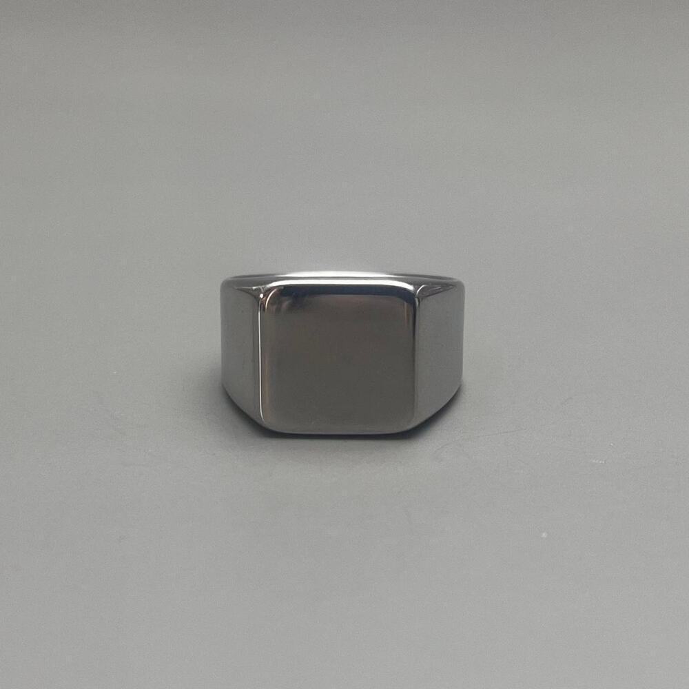 Y2k vintage silver simple ring